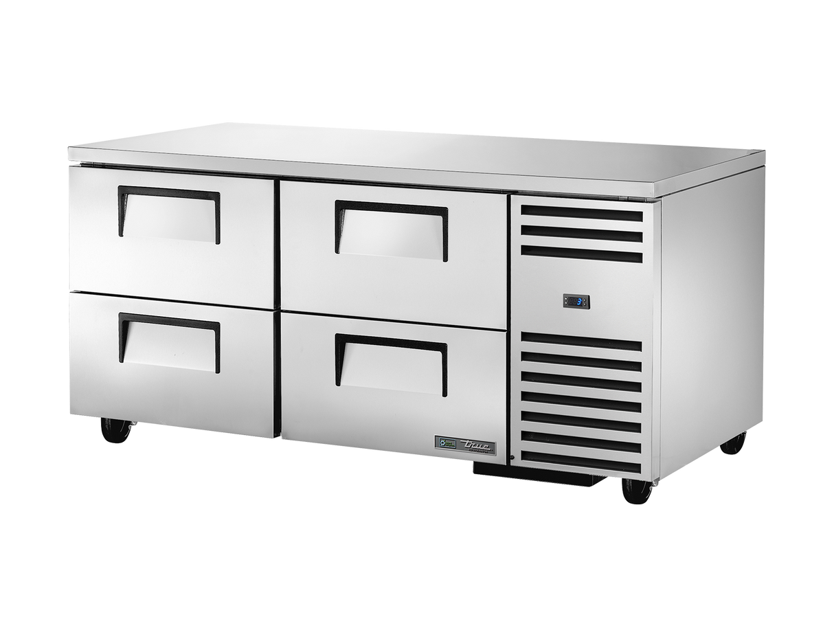 True Refrigeration Deep Undercounter Refrigerator 4 Drawers - TUC-67D-4-HC