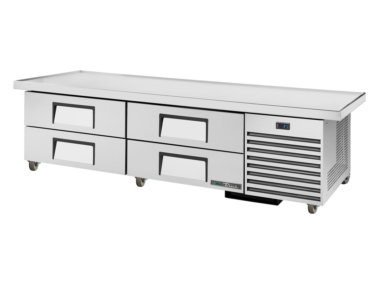 True Refrigeration Under-Equipment Refrigerator 4 Drawers Extended top - TRCB-79-86-HC