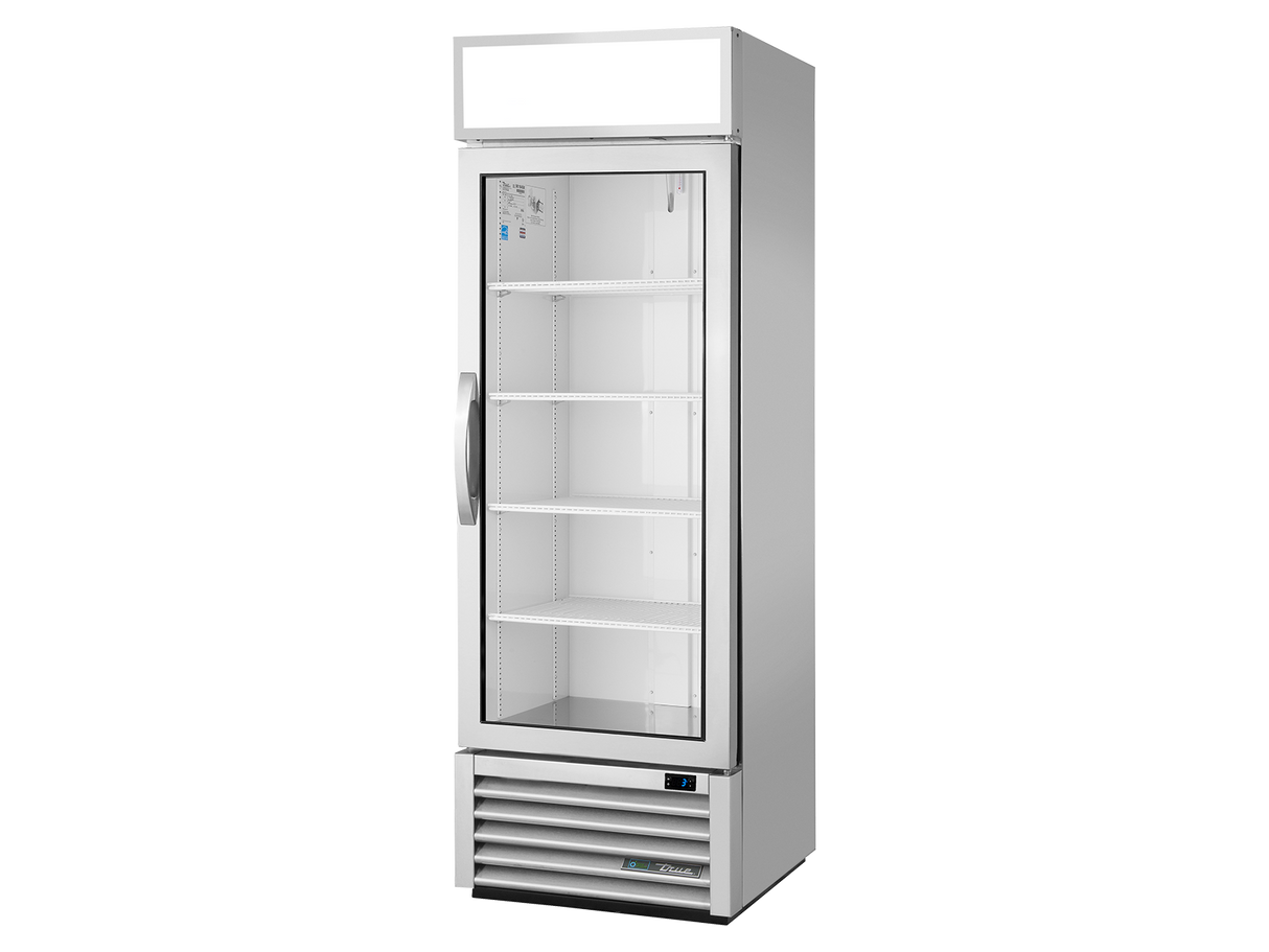 True Refrigeration Upright Retail Merchandiser Refrigerator 1 Full Glass Swing Door - GDM-19T-HC-FGD01