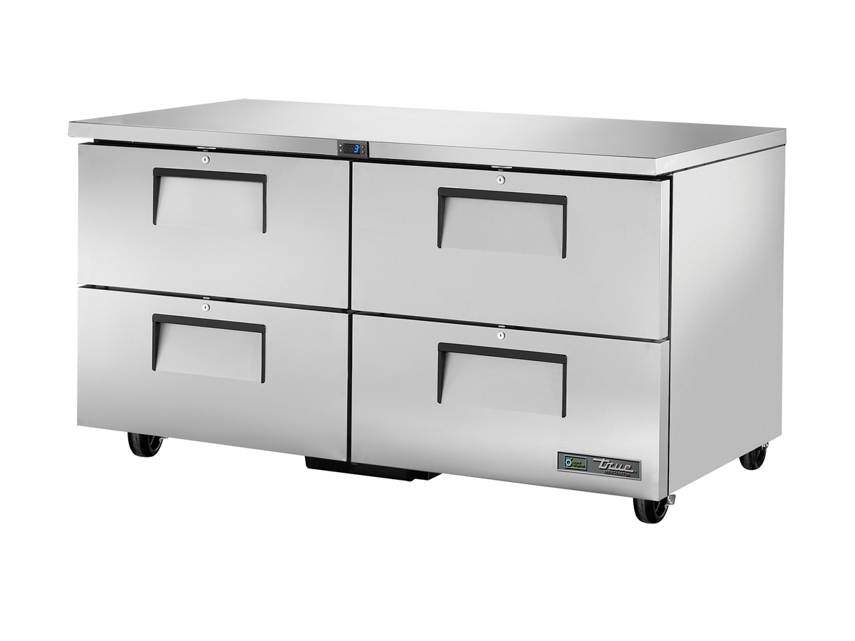 True Refrigeration Undercounter Foodservice Refrigerator, 4 Drawers-TUC-60D-4-HC