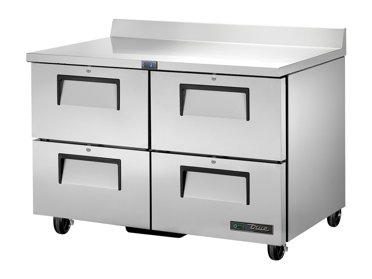 True Refrigeration Four Drawer Refrigerator with Splashback - TWT-48D-4-HC