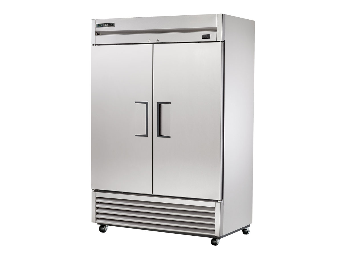 True Refrigeration Upright Foodservice Freezer 2 Full Solid Swing Doors - T-49F-HC