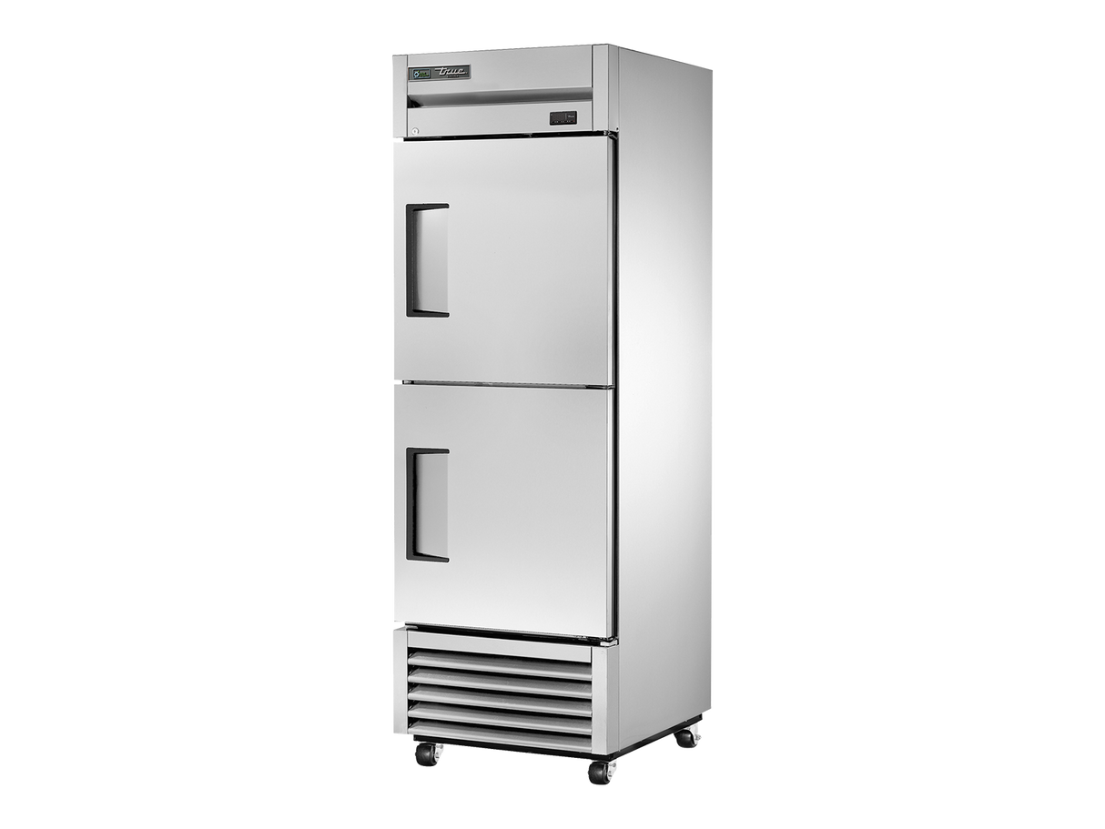 True Refrigeration Upright Foodservice Freezer 2 Half Solid Swing Doors - T-23F-2-HC
