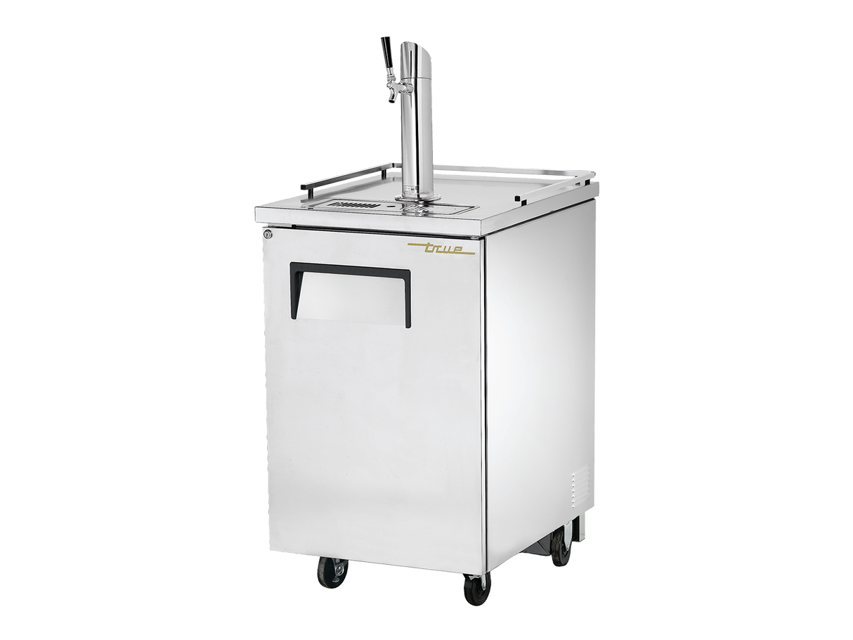 True Refrigeration Solid Swing Door Stainless Steel Direct Draw Beer Dispenser - TDD-1-S