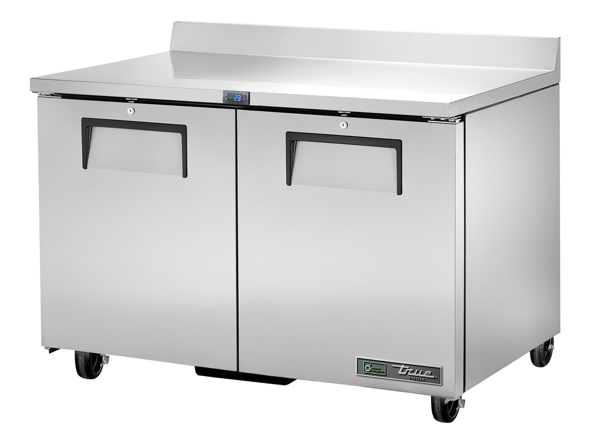 True Refrigeration Worktop Counter Freezer 2 Solid Swing Doors 
 - TWT-48F-HC