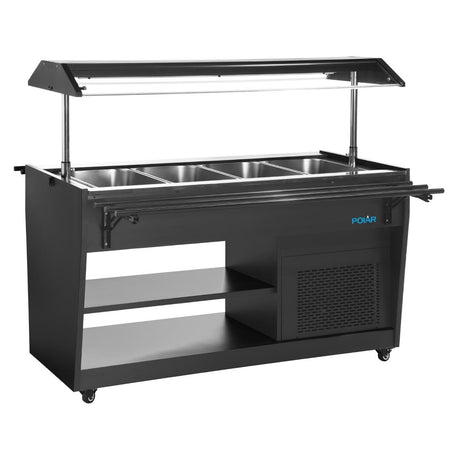 Polar G-Series Refrigerated Buffet Bar in Black PG007-A