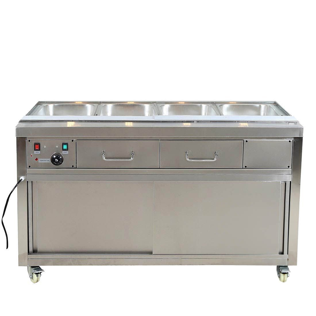 Heated Bain Marie Food Display without Glass Top - PG150FE-B