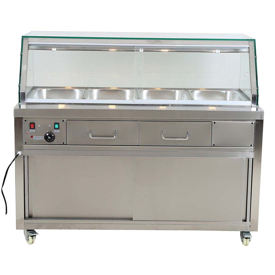 Heated Bain Marie Food Display - PG150FE-YG