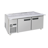 Thermaster Two Door Cold Bench Salad Station 5x1/1 GN Pans - PG180FA-XB