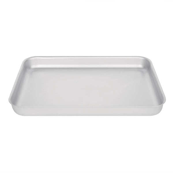 Vogue Bakewell Pan Aluminium - 370x265x40mm 14 1/2x10 1/2x1 1/2" K433 - Whisk Hospitality - K433