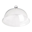 Olympia Kristallon Domed Cover PC - 260x115mm 10 1/5x 4 1/2" FE471 - Whisk Hospitality - FE471