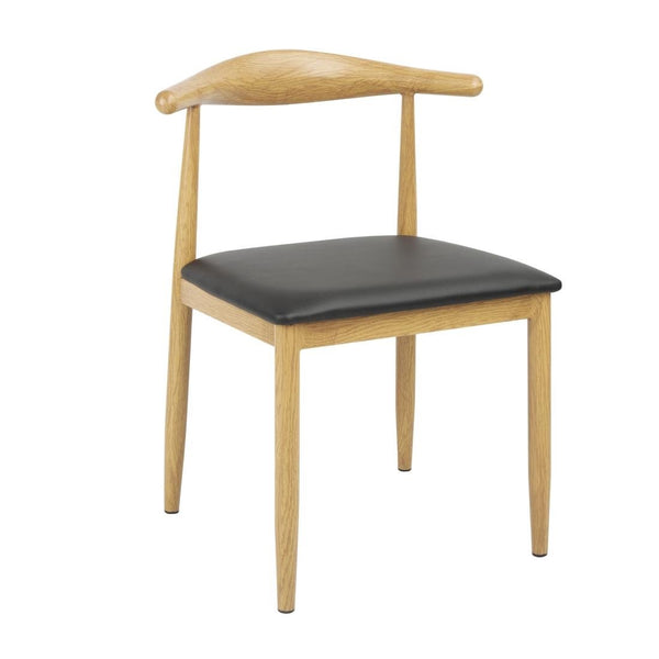 Bolero Camden Wooden Padded Interior Chairs (Set 2) FU529 - Whisk Hospitality - FU529