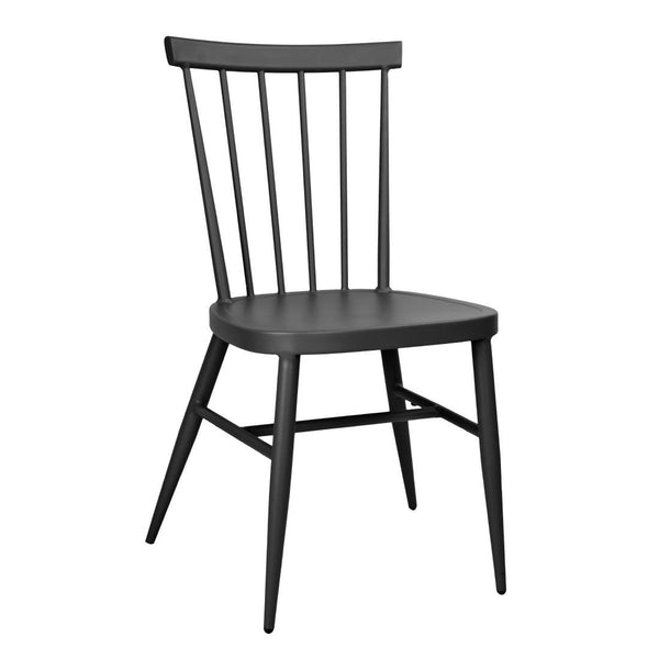 Bolero Windsor Aluminium Chairs Black (Set 4) DX686 - Whisk Hospitality - DX686