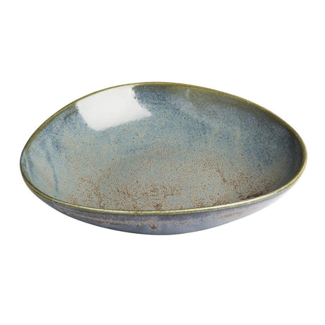 Olympia Ember Blue Triangle Bowl - 245x220mm (Box 4) FU181 - Whisk Hospitality - FU181