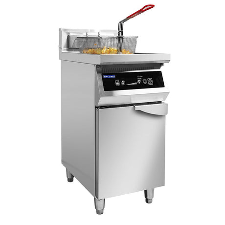 Electmax 700 Series Induction Single Fryer with Splashback - IFS7 - 30L - Whisk Hospitality - IFS7-30L