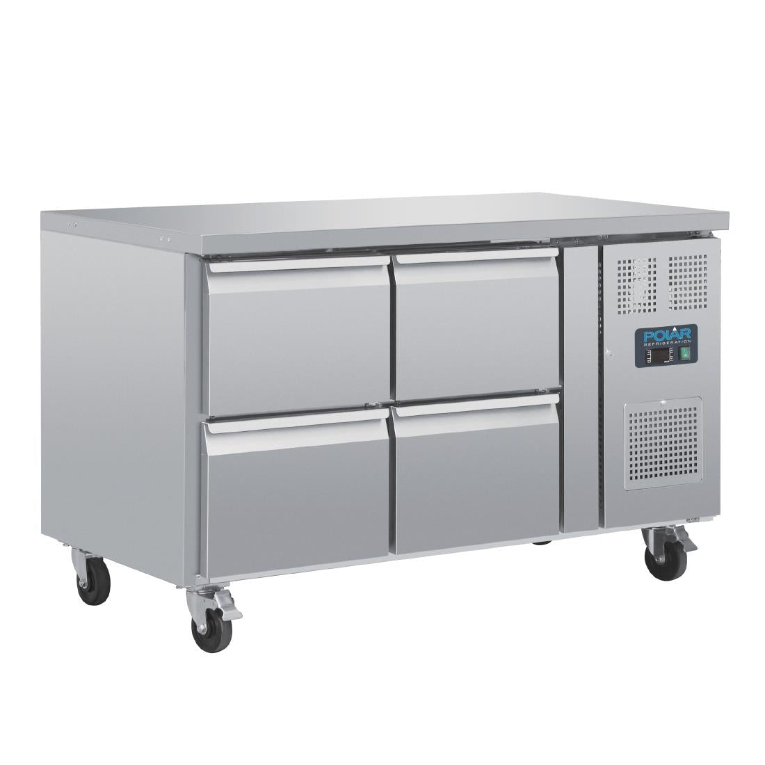 Polar U - Series Four Drawer Gastronorm Counter Fridge DA547 - A - Whisk Hospitality - DA547-A