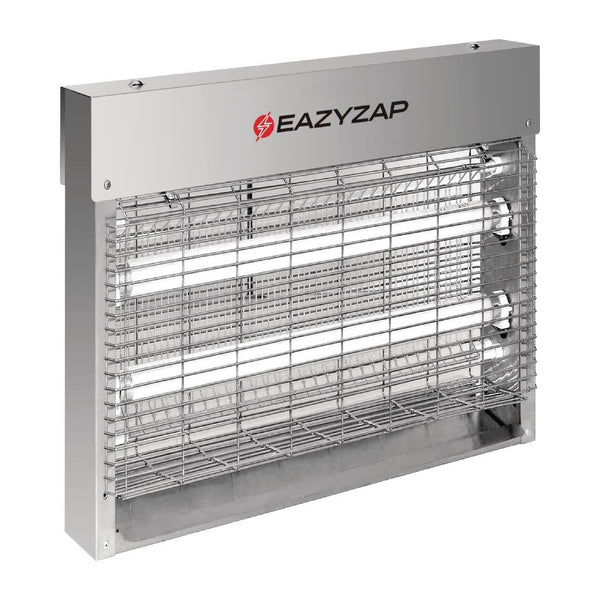 Eazyzap Brushed Stainless Steel Pest Killer - 8watt FP983 - A - Whisk Hospitality - FP983-A