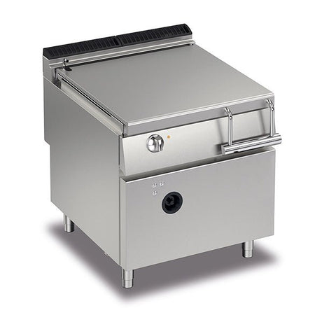 BARON 80L Gas Bratt Pan With Motorised Tilting - Whisk Hospitality - Q90BR/GM80