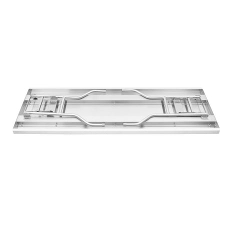 Vogue Folding Work Table St/St - 1830x760x780mm 73x30x30 3/4" DR195 - Whisk Hospitality - DR195