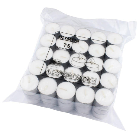 EDLP - Olympia 8 hour Tealight (Bag 75) GF449 - Whisk Hospitality - GF449