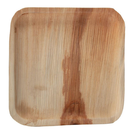 Fiesta Compostable Palm Leaf Plates - 250x250mm (Pack 100) HT875 - Whisk Hospitality - HT875