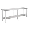 Modular System Stainless Steel Workbench - WB6 - 2400/A - Whisk Hospitality - WB6-2400/A