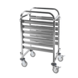 Modular System Gastronorm pan trolley 6 Pan 400660 - Whisk Hospitality - 400660