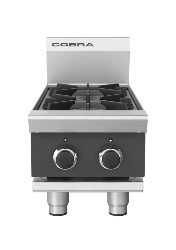 Cobra C3D B 305Mm Two Burner Gas Cooktop Bench Model - Whisk Hospitality - C3D-B