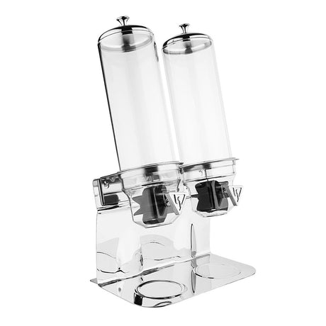 Olympia Cereal Dispenser Double St/St and SAN - 2x4Ltr HC897 - Whisk Hospitality - HC897