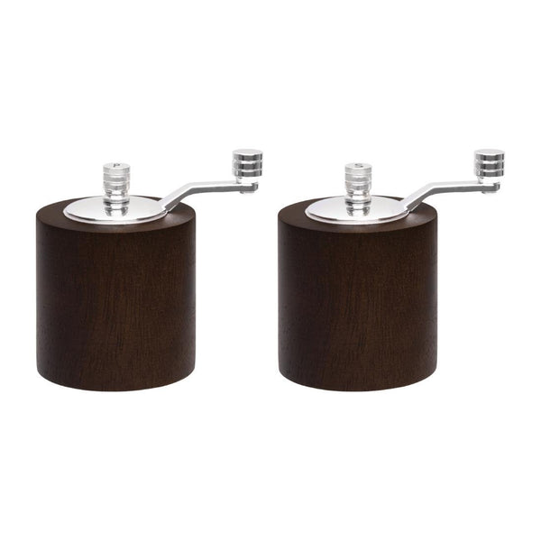 Dark Wood Salt & Pepper Mill - Grinder Set CE247 - Whisk Hospitality - CE247