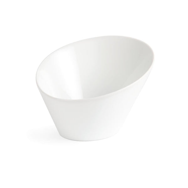 Olympia Whiteware Oval Sloping Bowl 153mm 6" (Box 4) CB079 - Whisk Hospitality - CB079