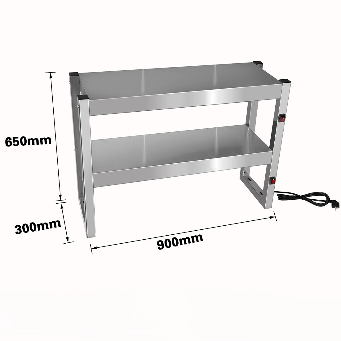 Benchstar Commercial Food Warmer with 4 Lamps – FW4L-092 - Whisk Hospitality - FW4L-092