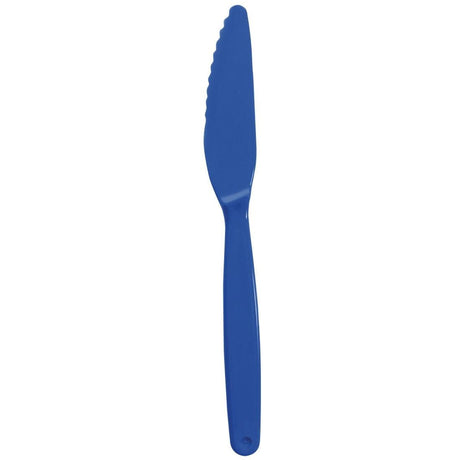 Olympia Kristallon Polycarbonate Knife Blue - 180mm (Pack 12) DL117 - Whisk Hospitality - DL117