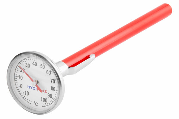 Hygiplas Dial Thermometer - 32mm - 10/100c 0/220F F346 - Whisk Hospitality - F346