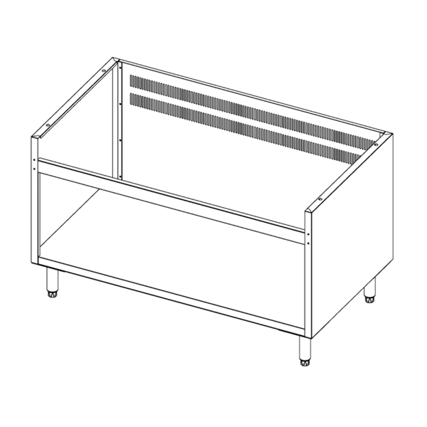 Brenner Forge 800 Series 1200mm Width Stainless Steel Cabinet Stand BREG8-1200E - Whisk Hospitality - BREG8-1200E