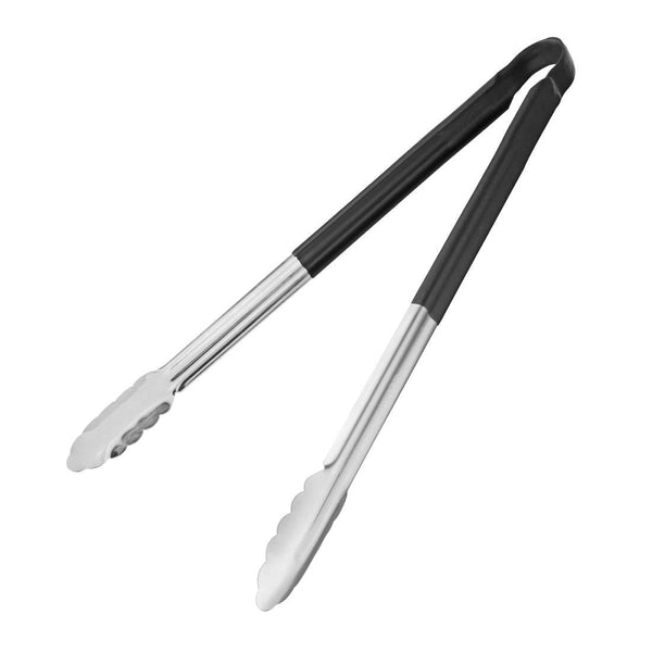 Hygiplas Colour Coded Serving Tong Black - 405mm HC848 - Whisk Hospitality - HC848