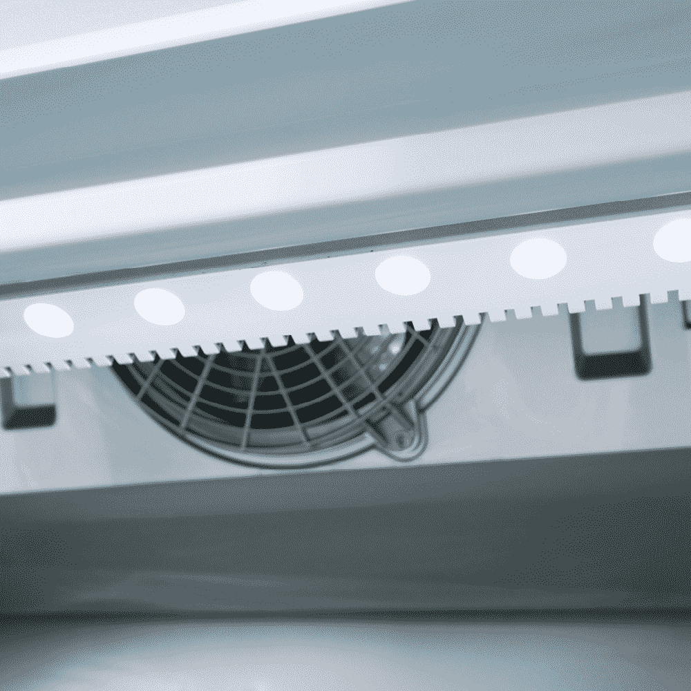 Bromic Upright Display Fridge - 1082L - 2 Door - Flat Glass - Lightbox - Silver - Whisk Hospitality - GM1100LS-NR