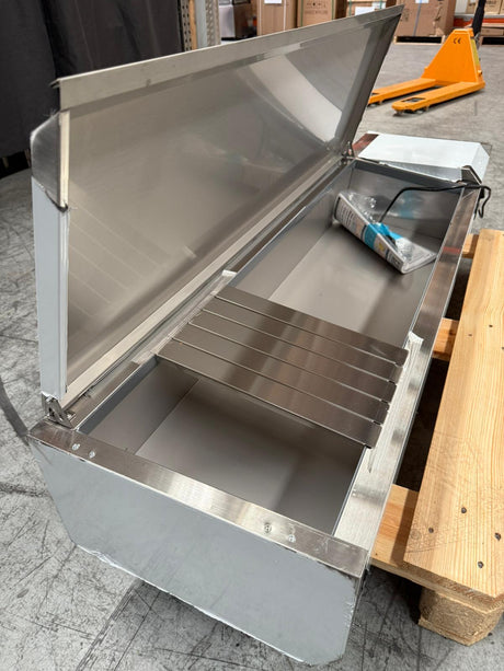 FED - X XVRX1500/380S Salad Bench with Stainless Steel Lid - Whisk Hospitality - 3PA-5187-773330346678172506