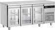 Inomak Glass Undercounter Fridge 1790mm UBI7179G - Whisk Hospitality - UBI7179G