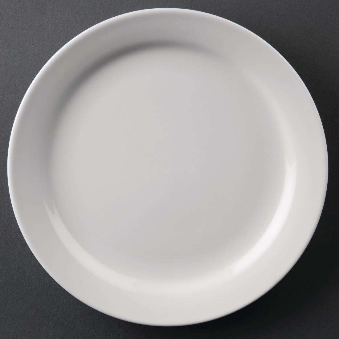 Olympia Athena Narrow Rimmed Plate - 165mm (Box 12) CF360 - Whisk Hospitality - CF360