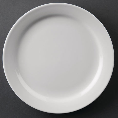 Olympia Athena Narrow Rimmed Plate - 165mm (Box 12) CF360 - Whisk Hospitality - CF360