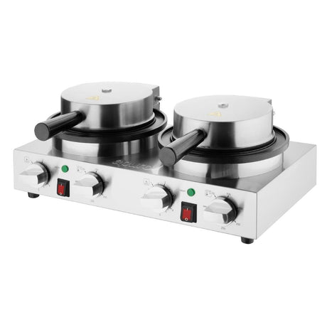 Apuro Double Round Waffle Maker CJ533-A - Whisk Hospitality - CJ533-A