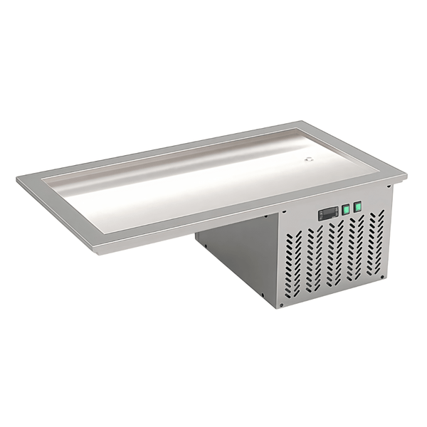 Thermaster 3×GN 1/1 Capacity Static Cold Bain Marie Trays GN3-FA - Whisk Hospitality - GN3-FA