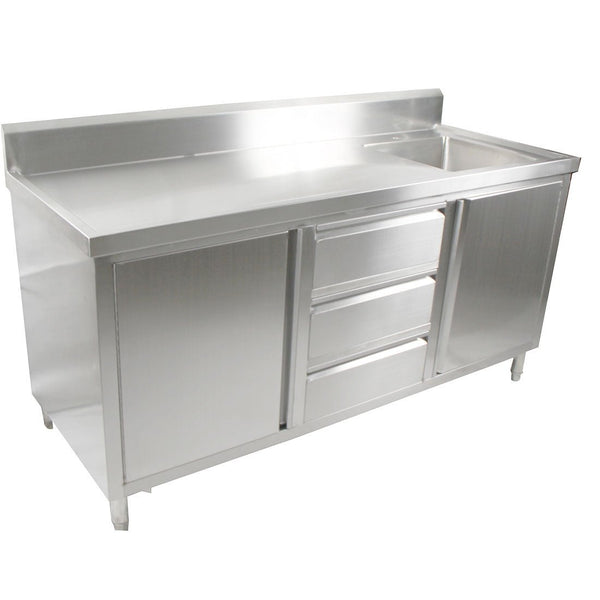 SC - 6 - 1800R - H Cabinet with Right Sink - Whisk Hospitality - SC-6-1800R-H