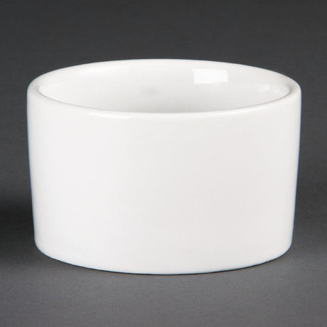 Olympia Whiteware Contemporary Ramekin - 9cm 3 1/2" (Box 12) U176 - Whisk Hospitality - U176