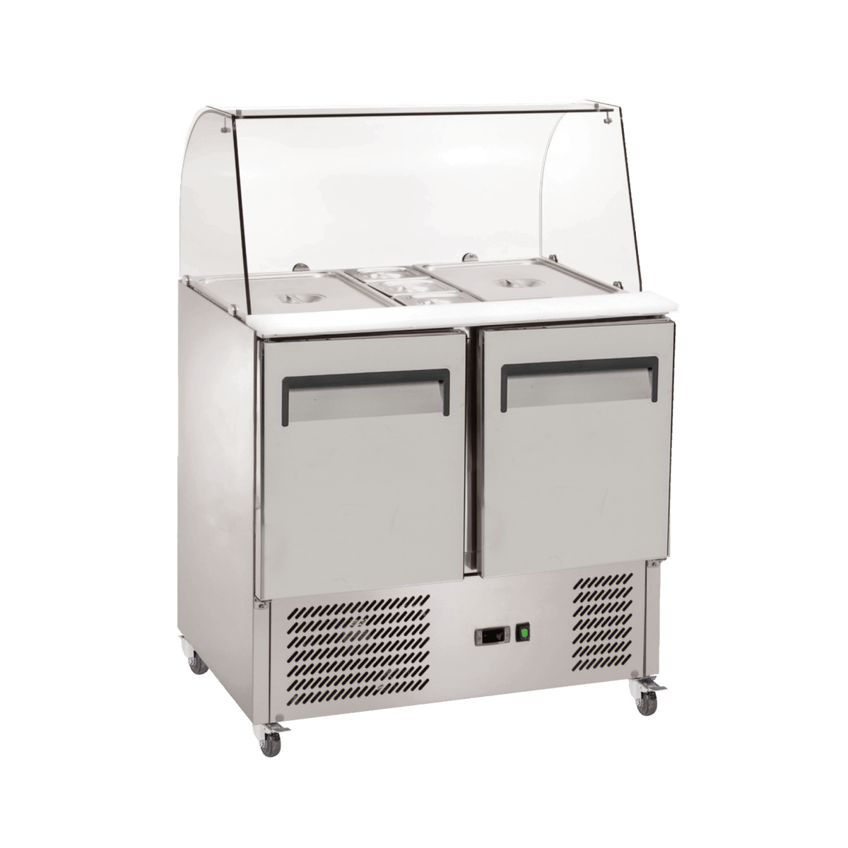 Exquisite Saladette Food Preparation Fridge – Static - SBC250 - Whisk Hospitality - 