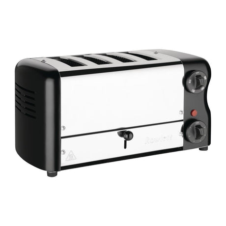 Rowlett Esprit 4 Slot Toaster Jet Black with Elements & Sandwich Cage CH183 - A - Whisk Hospitality - CH183-A