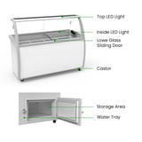 Thermaster 535L Gelato Display - SD - 575P - Whisk Hospitality - SD-575P