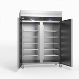 AG 1300 Litre Upright Double Stainless Steel Door Fridge GNX1400TN - Whisk Hospitality - GNX1400TN
