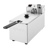 Apuro Single Fryer - 3Ltr - 2kW CU614 - A - Whisk Hospitality - CU614-A